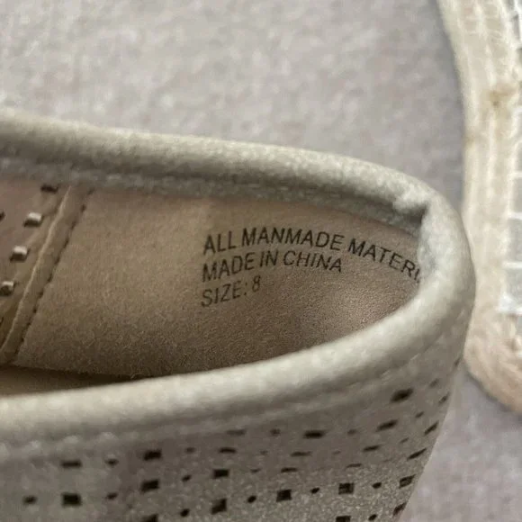 Altar'd State Sandals Womens 8 Beige Platform Espadrille Shoes Casual Summer - Picture 7 of 12